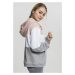 Ladies Oversize 3-Tone Hoody - light rose/white/grey