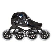 Dětské kolečkové brusle Powerslide Accel Race Black Kids, 35, 4x, 84