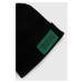 Čepice Boss černá barva, z tenké pleteniny