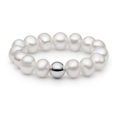 Gaura Pearls Perlový prsten Elise, stříbro 925/1000 MS23364R/17 Bílá