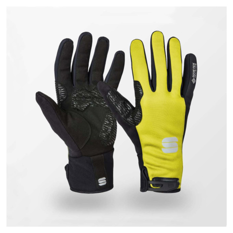 SPORTFUL Cyklistické rukavice dlouhoprsté - WS ESSENTIAL 2 - žlutá/černá