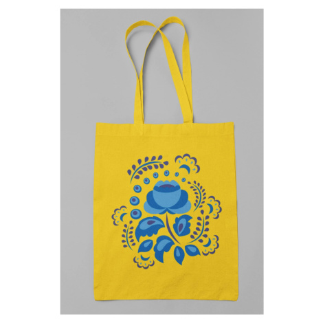 MMO Bavlněná taška s lidovým motivem Barva: Žlutá