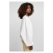 Ladies Oversized Triangle Crew Neck - white