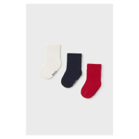 Dětské ponožky Mayoral 3-pack červená barva