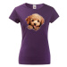 Dámské tričko s potiskem Pudl-  tričko pro milovníky psů