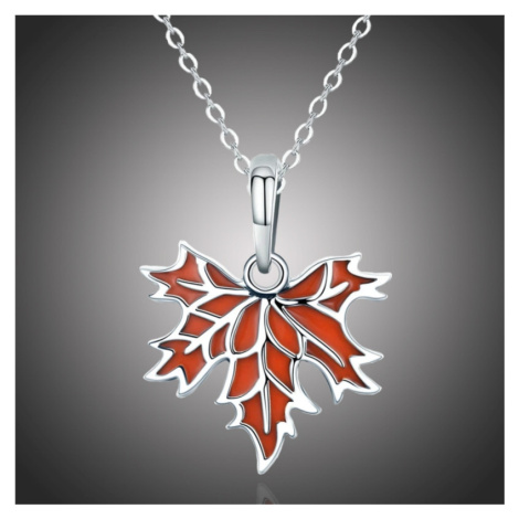GRACE Silver Jewellery Stříbrný řetízek s přívěskem Podzimní romance - stříbro 925/1000 NH-CC585