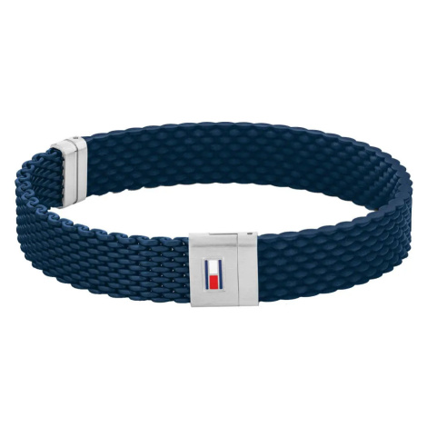 Tommy Hilfiger Modrý silikonový náramek pro muže 2790239 19,5 cm