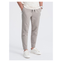 Men's sweatpants joggers - ash V1 OM-PASK-0142