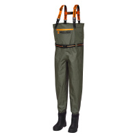 Prologic broďáky inspire chest bootfoot wader eva sole green