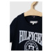 Dětské tričko Tommy Hilfiger tmavomodrá barva