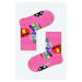 Dětské ponožky Happy Socks x Disney Daisy & Minnie fialová barva, Skarpetki Happy Socks x Disney