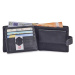 Pánská kožená peněženka Nordee GW-1953 RFID černá