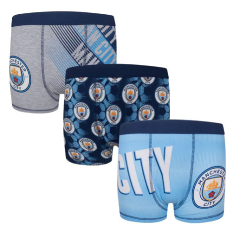 Manchester City dětské boxerky 3pack blue