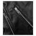 Klasická černá dámská bunda ramoneska (11Z8060)