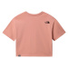 The North Face W Cropped Fine Tee Pink