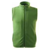 Malfini Next Fleece vesta unisex 5X8 trávově zelená