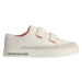 Calvin Klein CLASSIC CUPSOLE VELCRO SOFTNY Pánská volnočasová obuv, bílá, velikost