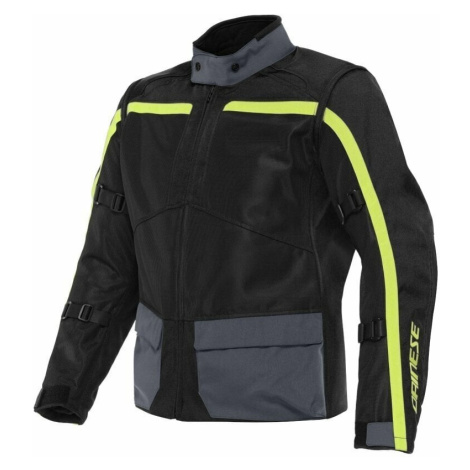 Dainese Outlaw Black/Ebony/Fluo Yellow Textilní bunda