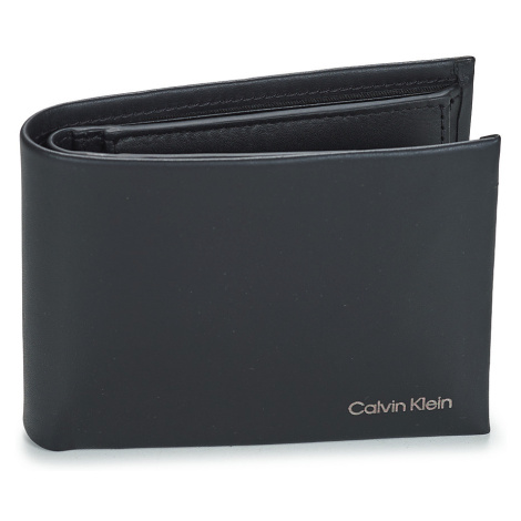 Calvin Klein Jeans CK CONCISE BIFOLD 5CCW/COIN L Černá