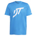 Pánské tričko adidas Thiem Logo Graphic Tee Blue