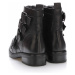 Černé boty s přezkami Claudia Ghizzani