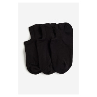 H & M - Neviditelné ponožky 3 páry - černá