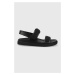 Sandály Calvin Klein pánské, černá barva
