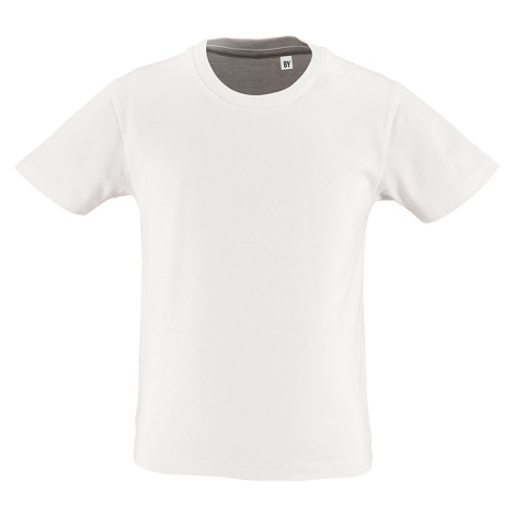 SOĽS Milo Kids Dětské triko - organická bavlna SL02078 Bílá SOL'S