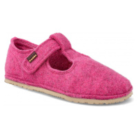 Barefoot dětské přezůvky Froddo - Flexy Wooly Fuxia růžové