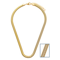 Viceroy Výrazný pozlacený náhrdelník z oceli Chic 1372C01012
