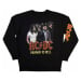 AC/DC mikina, Sweatshirt H2H Band Sleeve Print Black, pánská