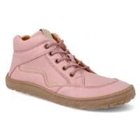 Barefoot kotníkové boty Froddo Lace-up růžové