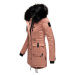 Dámská zimní dlouhá bunda/kabát Luluna Princess Navahoo - TERRACOTA
