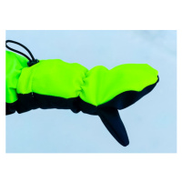 ELLEM Dětské zimní rukavice s membránou, Neon žlutá 5-6 let