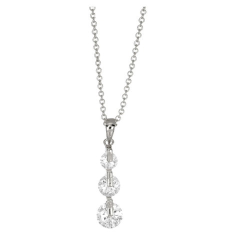 CRYSTalp Elegantní náhrdelník s krystaly Mood 32242.R