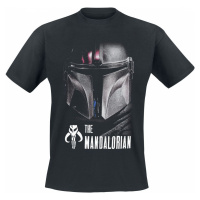 Star Wars The Mandalorian - Dark Warrior Tričko černá