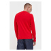 Bavlněný svetr HUGO červená barva, lehký