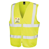 Result Zip I.D. Unisex bezpečnostní reflexní vesta R202X Fluorescent Yellow