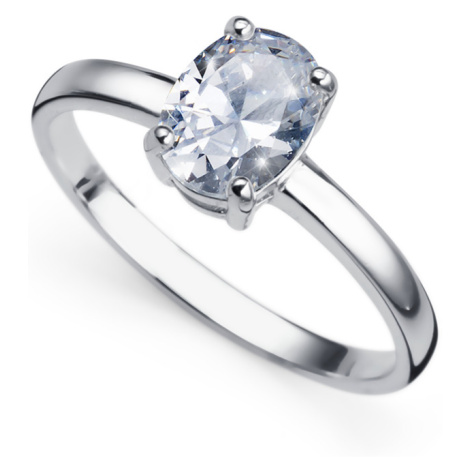 Oliver Weber Půvabný stříbrný prsten Smooth 63262 52 mm