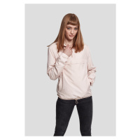 Dámská bunda Basic Pull Over Jacket světle růžová