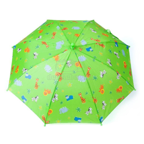 Deštník Doppler 72670K01 zelený zvířata