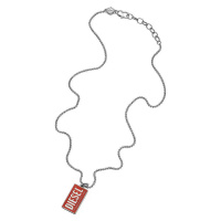 Diesel Originální ocelový náhrdelník Dogtags DX1368040