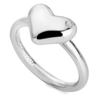 Hot Diamonds Romantický stříbrný prsten s diamantem Desire DR274 55 mm