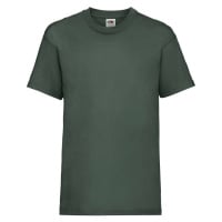 Green Fruit of the Loom Kids Cotton T-shirt