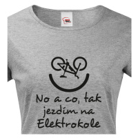 Originální dámské tričko Elektrokolo