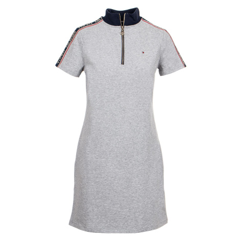 Tommy Hilfiger dámské sportovní šaty šedé žíhané