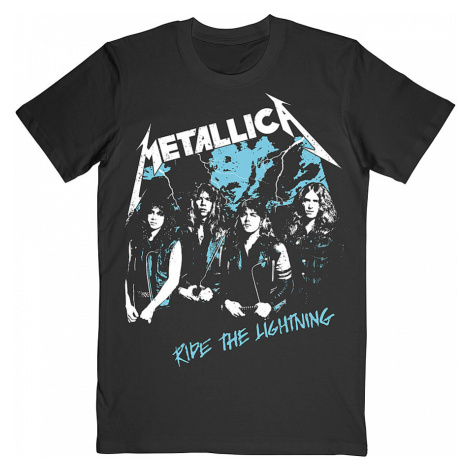 Metallica tričko, Vintage Ride The Lightning Black, pánské RockOff