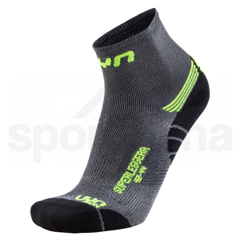 Ponožky UYN Run Superleggera Socks M - šedá/žlutá /44