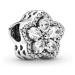 Pandora Třpytivý stříbrný korálek Sparkling Snowflake Timeless 799224C01