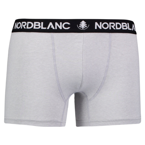 Nordblanc Fiery pánské bavlněné boxerky světle šedé